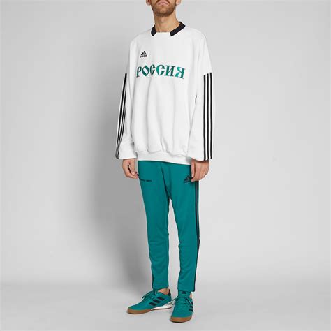 Gosha Rubchinskiy x Adidas Crew Sweat White.